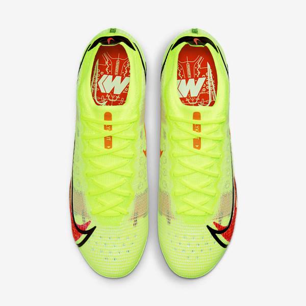 Nike Mercurial Vapor 14 Elite FG Firm-Ground Voetbalschoenen Dames Zwart Lichtrood | NK146SPH