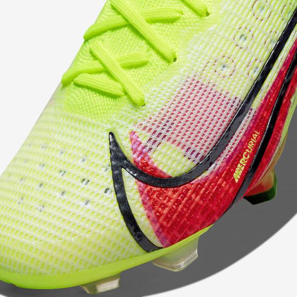 Nike Mercurial Vapor 14 Elite FG Firm-Ground Voetbalschoenen Dames Zwart Lichtrood | NK146SPH