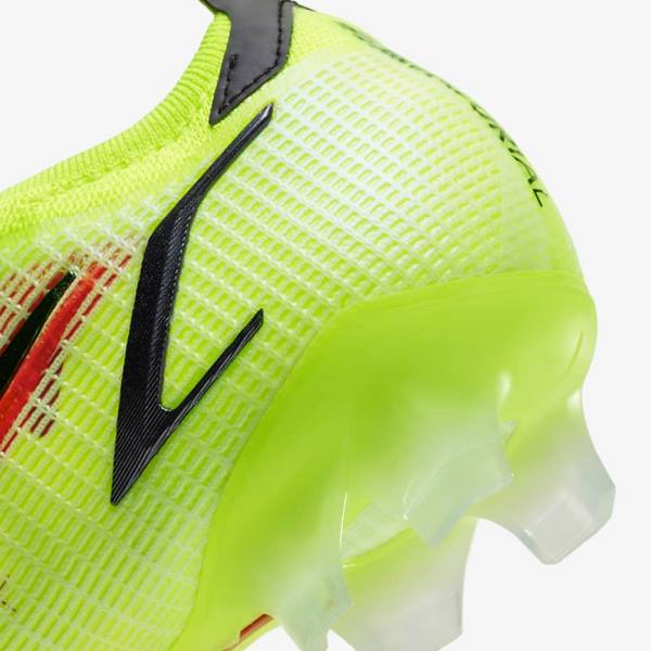 Nike Mercurial Vapor 14 Elite FG Firm-Ground Voetbalschoenen Dames Zwart Lichtrood | NK146SPH