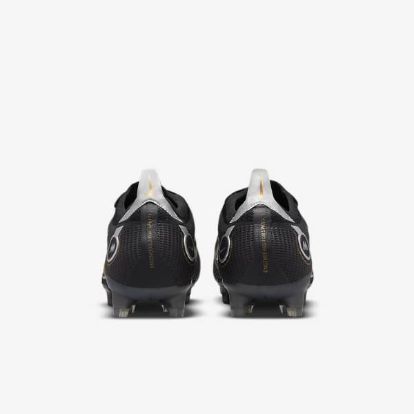 Nike Mercurial Vapor 14 Elite FG Firm-Grounds Voetbalschoenen Dames Zwart Metal Zilver Grijs Metal Goud | NK716UIZ