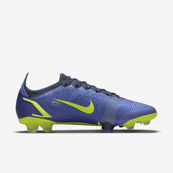 Nike Mercurial Vapor 14 Elite FG Firm-Ground Voetbalschoenen Dames Blauw | NK829QZU