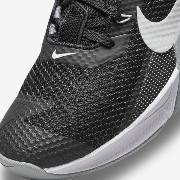 Nike Metcon 7 Fitness Schoenen Heren Zwart Grijs Wit Platina | NK476GTF