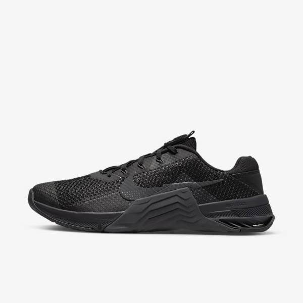 Nike Metcon 7 Fitness Schoenen Heren Zwart Donkergrijs | NK824VCB