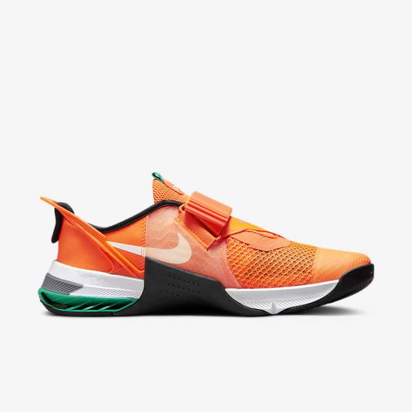 Nike Metcon 7 FlyEase Fitness Schoenen Dames Oranje Donkergrijs Turquoise Wit | NK897OWD