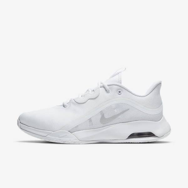 Nike NikeCourt Air Max Volley Hard-Court Tennisschoenen Dames Wit Metal Zilver | NK284HQA