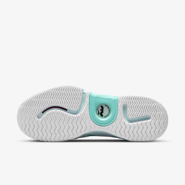 Nike NikeCourt Air Zoom GP Turbo Naomi Osaka Tennisschoenen Dames Turquoise Zwart Fuchsie Turquoise | NK241GBZ