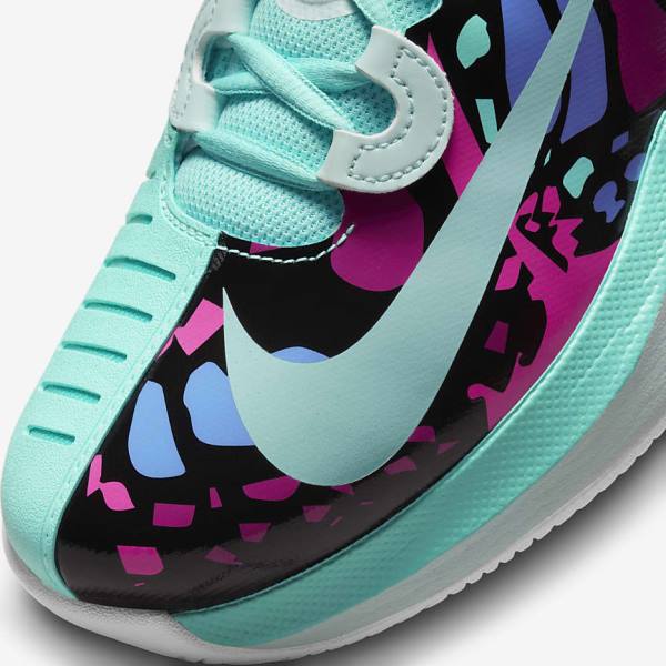 Nike NikeCourt Air Zoom GP Turbo Naomi Osaka Tennisschoenen Dames Turquoise Zwart Fuchsie Turquoise | NK241GBZ