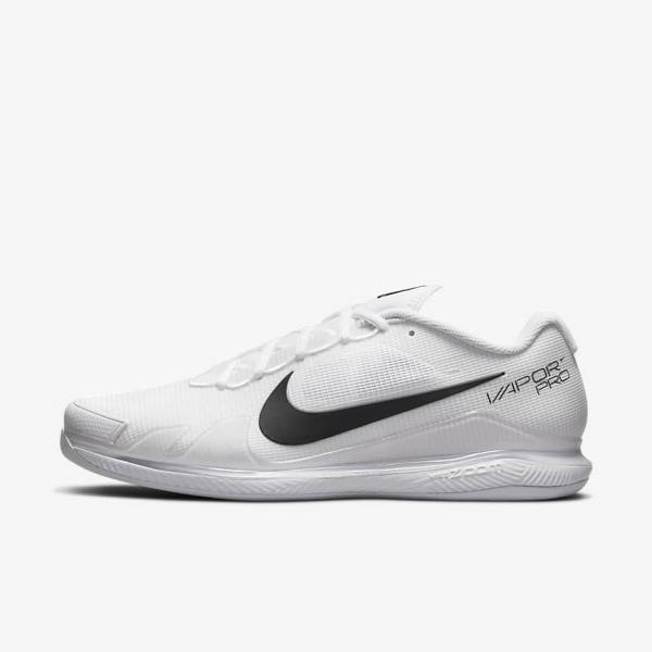 Nike NikeCourt Air Zoom Vapor Pro Carpet Tennisschoenen Heren Wit Zwart | NK584BIC