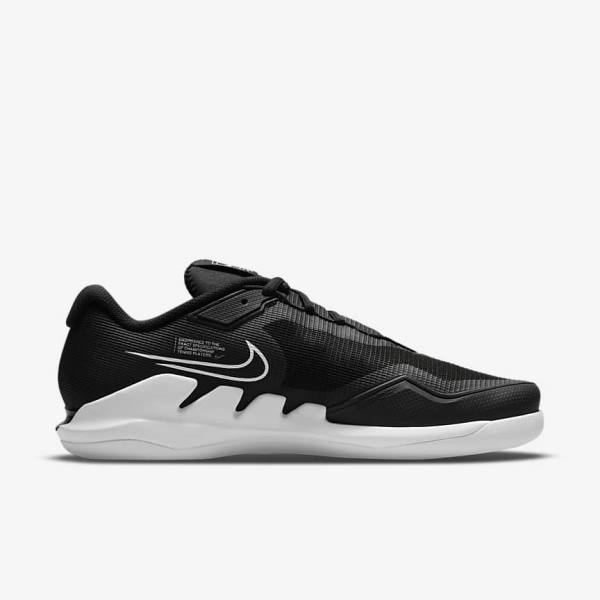 Nike NikeCourt Air Zoom Vapor Pro Carpet Tennisschoenen Heren Zwart Wit | NK768PSE