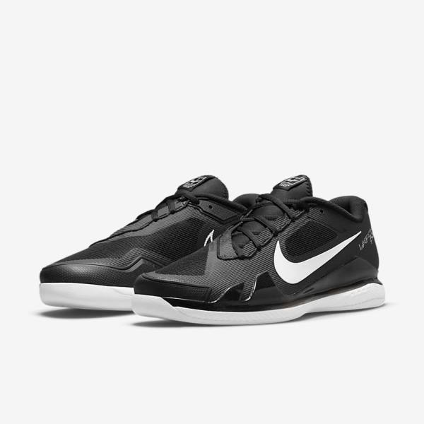 Nike NikeCourt Air Zoom Vapor Pro Carpet Tennisschoenen Heren Zwart Wit | NK768PSE