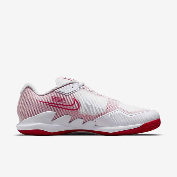 Nike NikeCourt Air Zoom Vapor Pro Clay Court Tennisschoenen Heren Wit Rood | NK207JXL