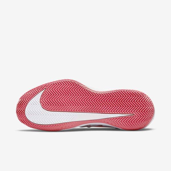 Nike NikeCourt Air Zoom Vapor Pro Clay Court Tennisschoenen Dames Wit Roze Lichtblauw | NK918LCR