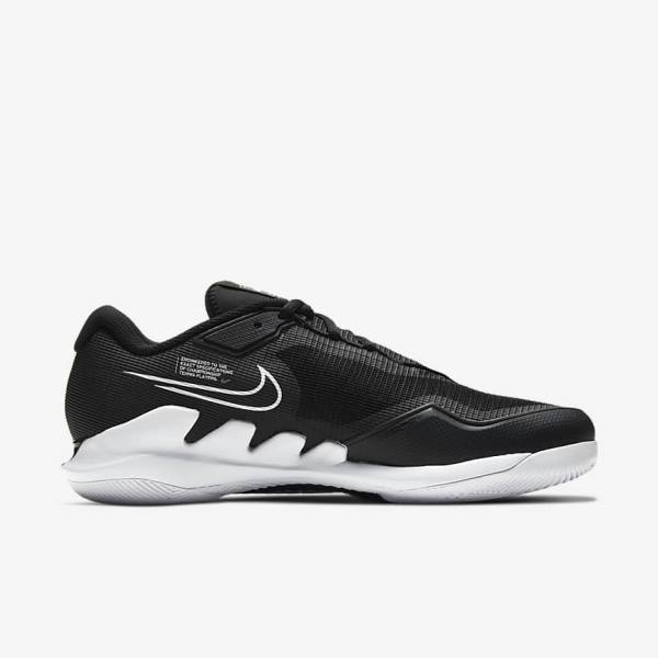 Nike NikeCourt Air Zoom Vapor Pro Hard-Court Tennisschoenen Heren Zwart Wit | NK819UZA