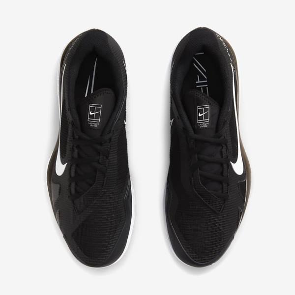 Nike NikeCourt Air Zoom Vapor Pro Hard-Court Tennisschoenen Heren Zwart Wit | NK819UZA