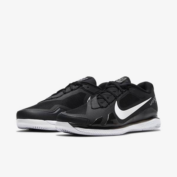 Nike NikeCourt Air Zoom Vapor Pro Hard-Court Tennisschoenen Heren Zwart Wit | NK819UZA