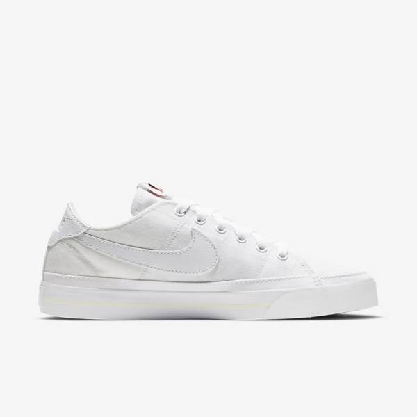 Nike NikeCourt Legacy Canvas Sneakers Dames Wit | NK724DGQ