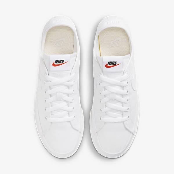 Nike NikeCourt Legacy Canvas Sneakers Dames Wit | NK724DGQ