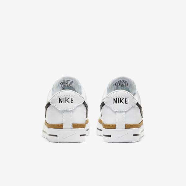 Nike NikeCourt Legacy Sneakers Dames Wit Zwart | NK849RMO