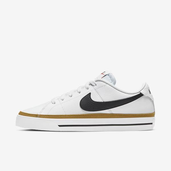 Nike NikeCourt Legacy Sneakers Dames Wit Zwart | NK849RMO