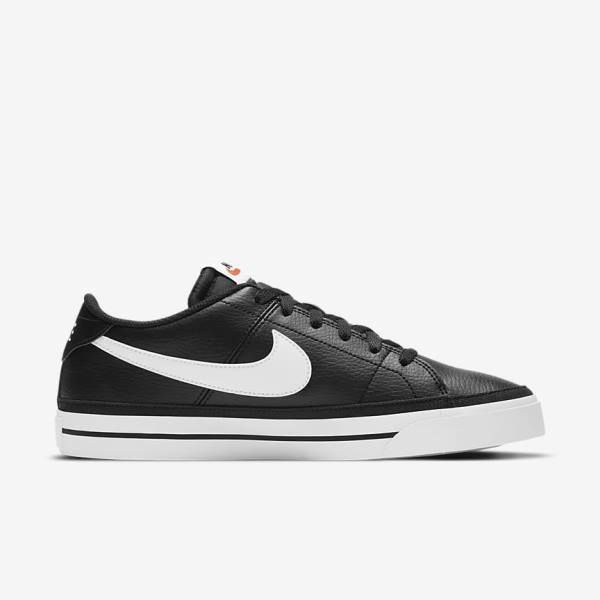 Nike NikeCourt Legacy Sneakers Heren Zwart Lichtbruin Wit | NK982ZVL