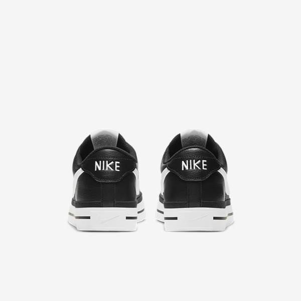 Nike NikeCourt Legacy Sneakers Heren Zwart Lichtbruin Wit | NK982ZVL