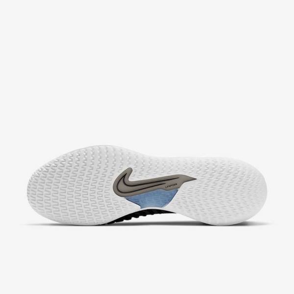 Nike NikeCourt React Vapor NXT Hard-Court Tennisschoenen Heren Zwart Wit | NK812DJQ