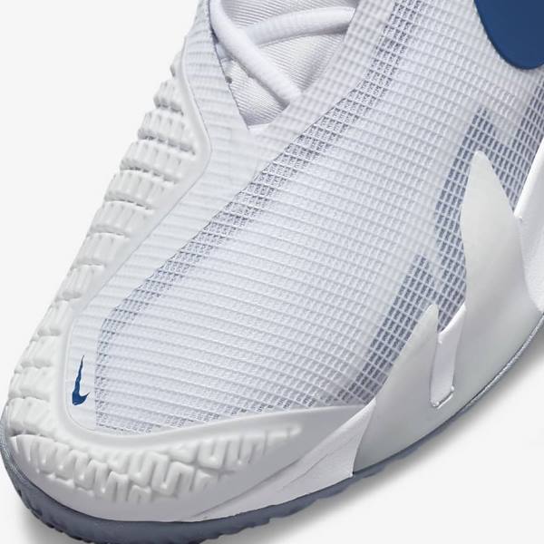 Nike NikeCourt React Vapor NXT Hard-Court Tennisschoenen Heren Wit Donkerblauw | NK849ZAN