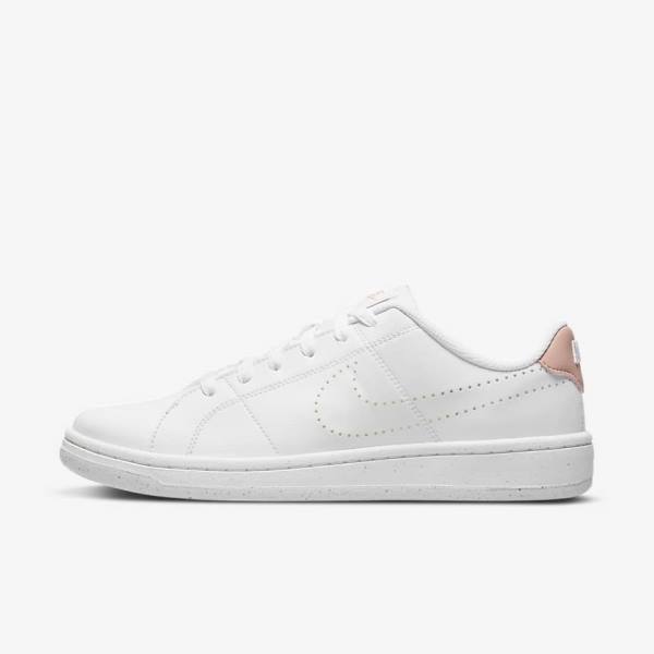 Nike NikeCourt Royale 2 Next Nature Sneakers Dames Wit Zwart Roze | NK304MRF