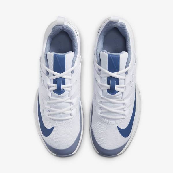 Nike NikeCourt Vapor Lite Hard Court Tennisschoenen Heren Wit Donkerblauw | NK591VNG