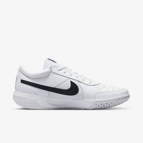 Nike NikeCourt Zoom Lite 3 Hard Court Tennisschoenen Heren Wit Zwart | NK841FWP