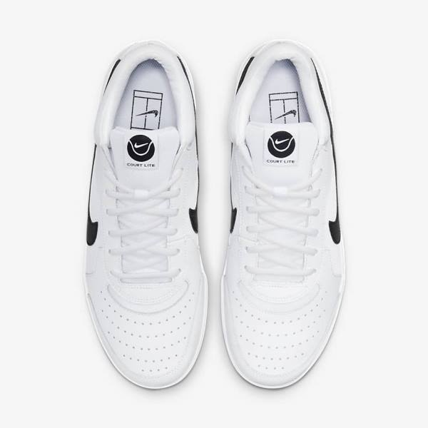 Nike NikeCourt Zoom Lite 3 Hard Court Tennisschoenen Heren Wit Zwart | NK841FWP