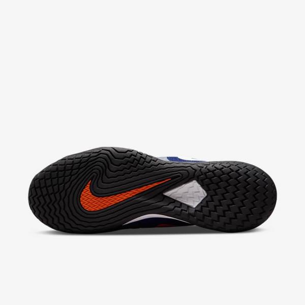 Nike NikeCourt Zoom Vapor Cage 4 Rafa Hard Court Tennisschoenen Heren Koningsblauw Blauw Oranje Zwart Wit | NK097APC