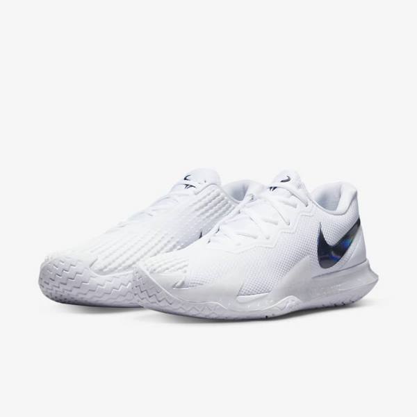 Nike NikeCourt Zoom Vapor Cage 4 Rafa Hard Court Tennisschoenen Heren Wit Zwart | NK631JUZ