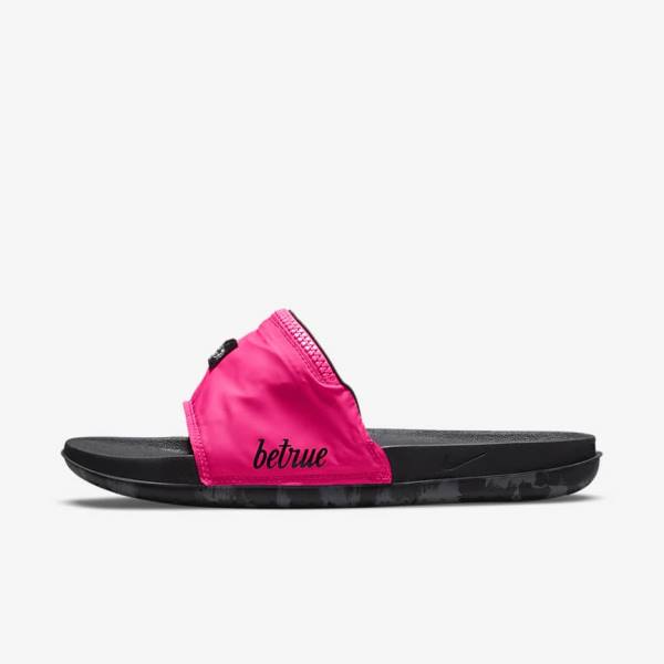 Nike OffCourt Be True Badslippers Heren Roze | NK482KQX