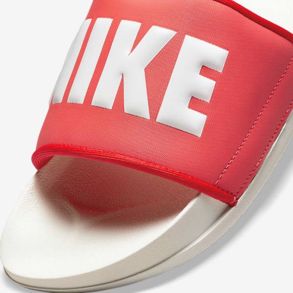 Nike Offcourt Badslippers Dames Rood Wit | NK039BKR