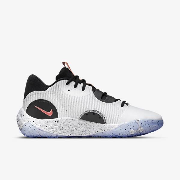 Nike PG 6 Basketbalschoenen Heren Wit Zwart Blauw Rood | NK684QPD