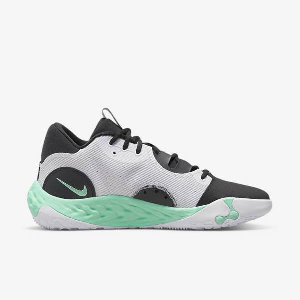 Nike PG 6 Basketbalschoenen Heren Zwart Wit Mintgroen | NK015ENS