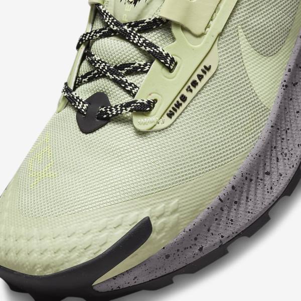 Nike Pegasus Trail 3 GORE-TEX Waterdichte Trail Hardloopschoenen Dames Olijfgroen Zwart Grijs | NK614YWO