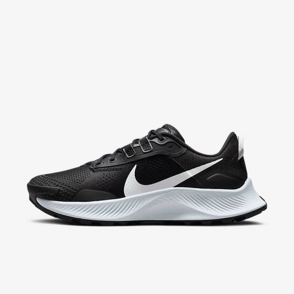 Nike Pegasus Trail 3 Trail Hardloopschoenen Dames Zwart Donkergrijs Platina | NK196HKA