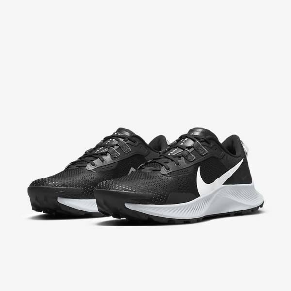 Nike Pegasus Trail 3 Trail Hardloopschoenen Heren Zwart Donkergrijs Platina | NK480BTZ