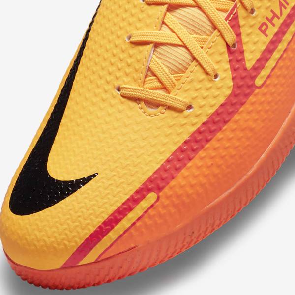 Nike Phantom GT2 Academy Dynamic Fit IC Indoor Court Voetbalschoenen Heren Oranje Lichtrood Zwart | NK690UXH