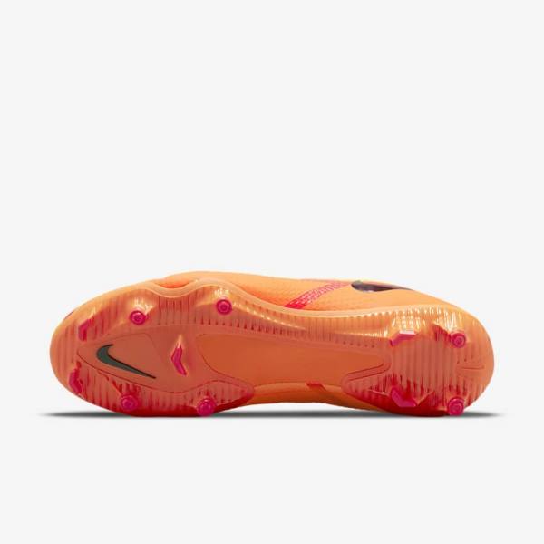 Nike Phantom GT2 Academy Dynamic Fit MG Multi-Ground Voetbalschoenen Heren Oranje Lichtrood Zwart | NK480ZLQ