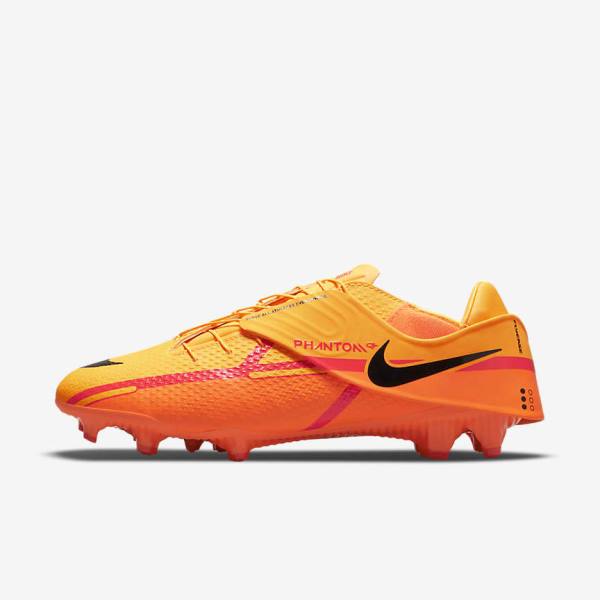 Nike Phantom GT2 Academy FlyEase MG Multi-Grounds Voetbalschoenen Heren Oranje Lichtrood Zwart | NK061PBM