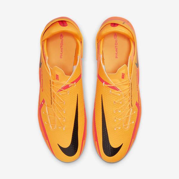 Nike Phantom GT2 Academy FlyEase MG Multi-Grounds Voetbalschoenen Dames Oranje Lichtrood Zwart | NK260SXF