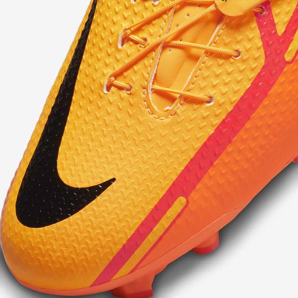 Nike Phantom GT2 Academy FlyEase MG Multi-Grounds Voetbalschoenen Dames Oranje Lichtrood Zwart | NK260SXF