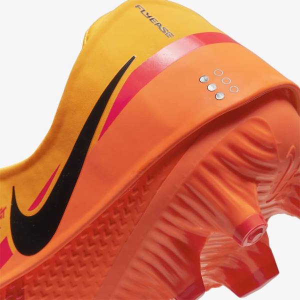 Nike Phantom GT2 Academy FlyEase MG Multi-Grounds Voetbalschoenen Dames Oranje Lichtrood Zwart | NK260SXF