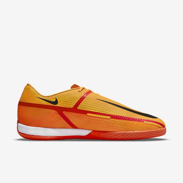 Nike Phantom GT2 Academy IC Indoor-Court Voetbalschoenen Heren Oranje Lichtrood Zwart | NK703LSQ