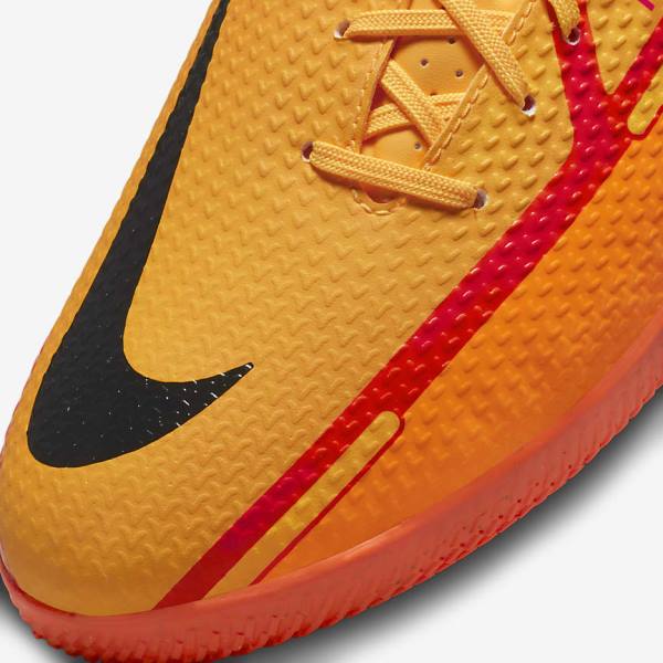 Nike Phantom GT2 Academy IC Indoor-Court Voetbalschoenen Heren Oranje Lichtrood Zwart | NK703LSQ