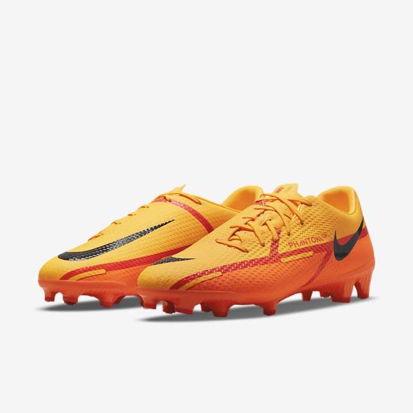 Nike Phantom GT2 Academy MG Multi-Ground Voetbalschoenen Heren Oranje Lichtrood Zwart | NK170AJG