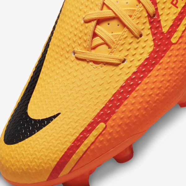 Nike Phantom GT2 Academy MG Multi-Ground Voetbalschoenen Heren Oranje Lichtrood Zwart | NK170AJG